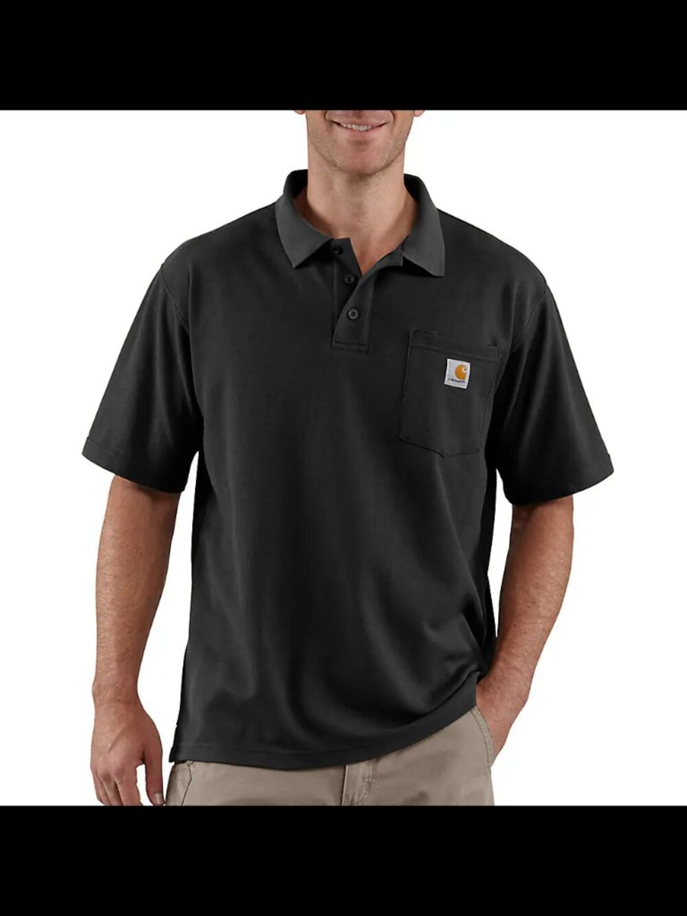 Carhartt Men's Loose Fit Midweight Pocket Polo Shirt (3XL)
